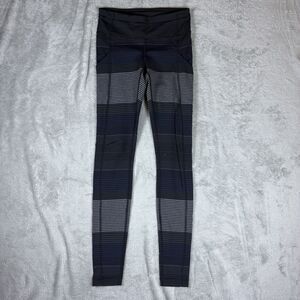 LULULEMON Striped Women's Size 4 Workout Leggings Multicolor